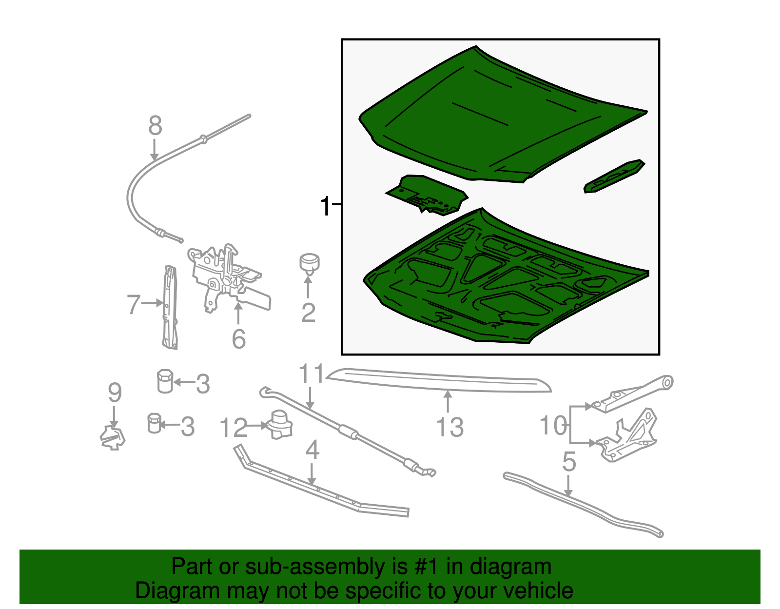Hood - GM (88944095)