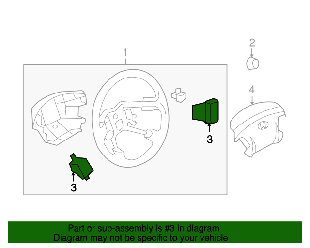 967003K701FZ Cruise Switch 2007 2008 Hyundai Sonata World OEM
