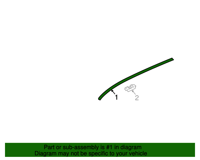 20132017 Buick Verano Primed Passenger Side Roof Panel Joint Finish