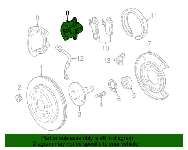 20142017 Chevrolet Caliper (Replaces Part Number 92290970) 92288648