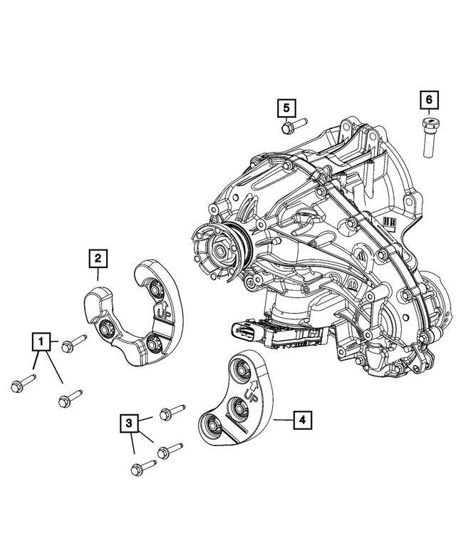 20212024 Jeep Transfer Case Damper 68433225ab