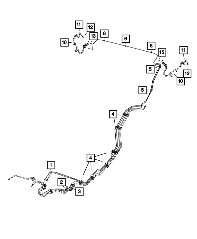 2017 Chrysler Pacifica Fuel Line Shield 68314704AA Mopar Estores