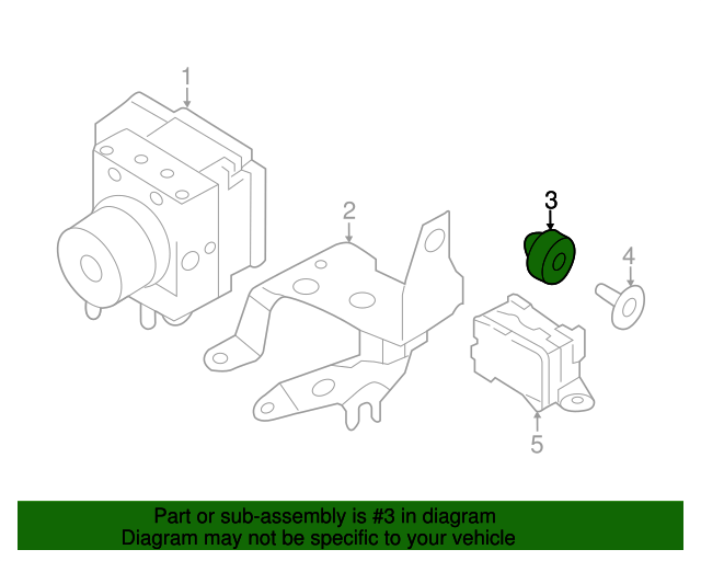 20092019 Nissan Mount Bracket Bushing 47608BN800 QuirkParts