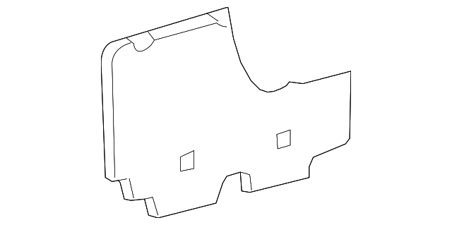 Panel, R/Seat Black Cushion Tr - GM (89041186)