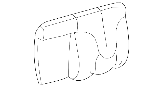 Cover, R/Seat Black Cushion - GM (88978864)
