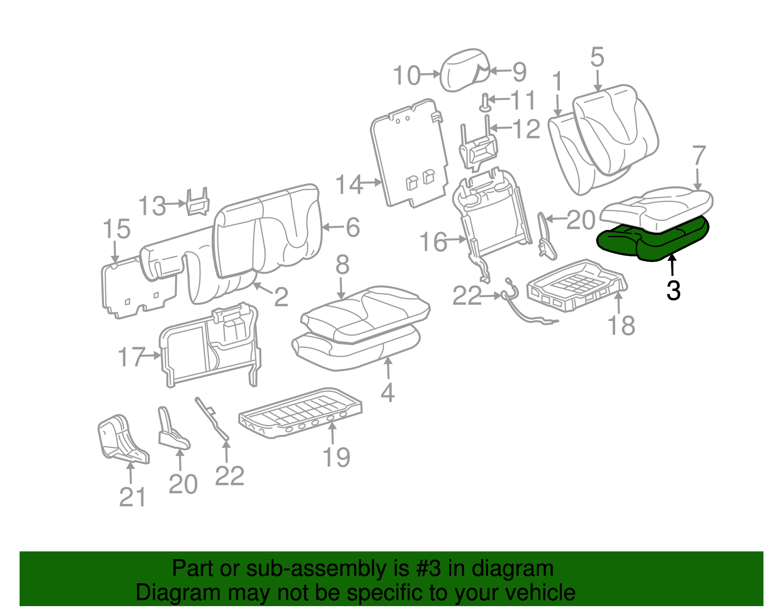 Pad - GM (88977821)