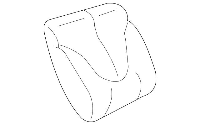 Cover, R/Seat Black Cushion                    *Wheat - GM (88977810)