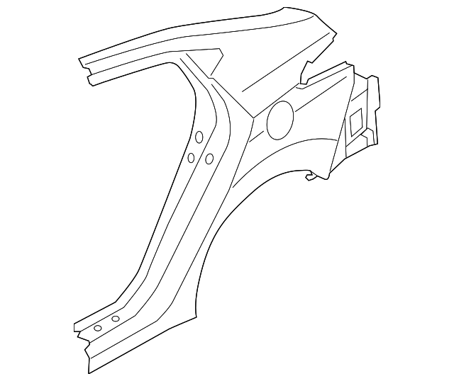 20112016 Hyundai Elantra Quarter Panel 715033XC00 OEM Parts Online