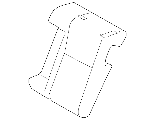 71078-53370-D0 - Seat Back Cushion Cover - 2022-2024 Lexus 