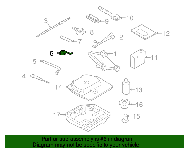 20042020 Audi Wheel cap removal tool 8L0012243 Audi USA Parts