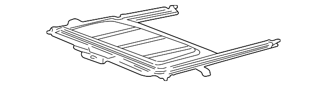 Module Assembly, Sun Roof (Less Glass, Sunshade & Lace) - GM (88937356)