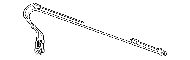 Rear Sliding Power Window Regulator without Motor - GM (84449399)