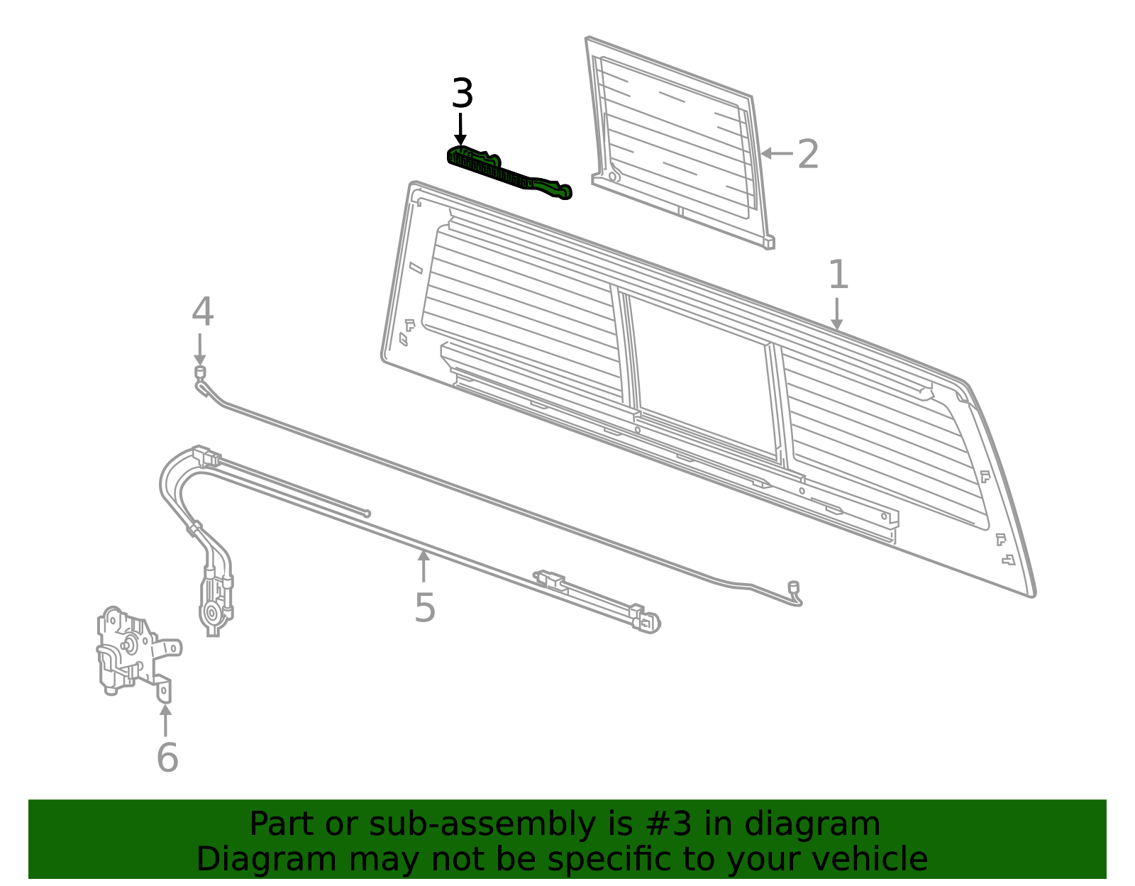Window Regulator Guide - GM (84312126)