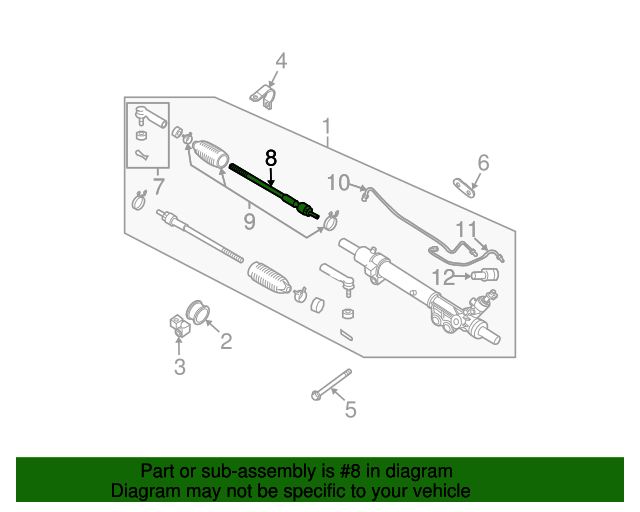 20052019 Nissan OEM NEW 0519 Nissan Xterra Frontier Inner Tie Rod