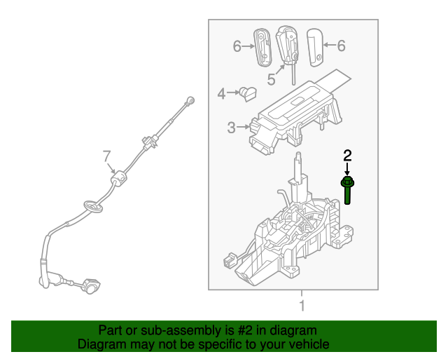 20102014 Ford F150 Shifter Assembly Bolt N606678S306 XportAuto
