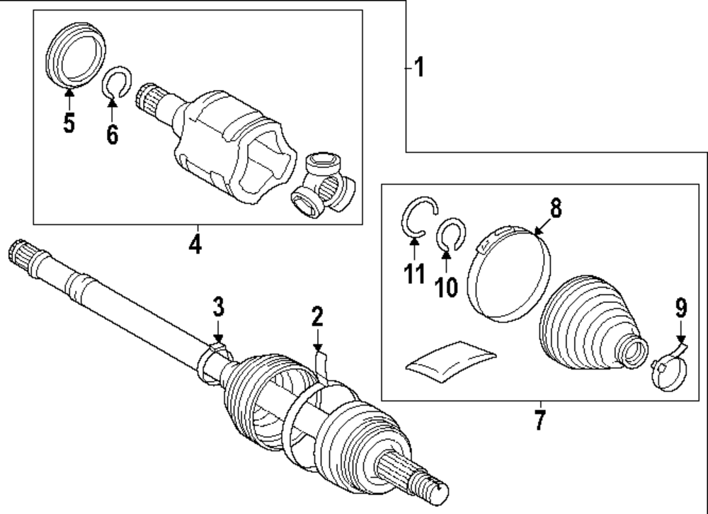 Boot Kit - Toyota (04439-52060)