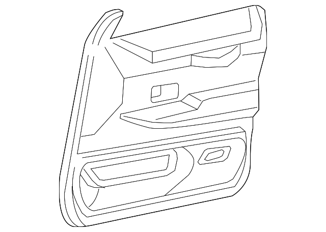 Door Trim Panel - Ford (YW3Z-5423943-CAE)