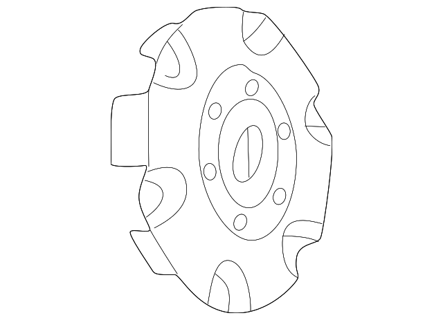 Cap Assembly-Hub                             *Silver      K - GM (9593402)