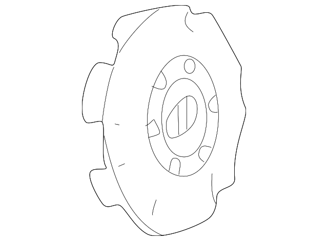 Cap Assembly-Hub                             *Silver - GM (9593403)
