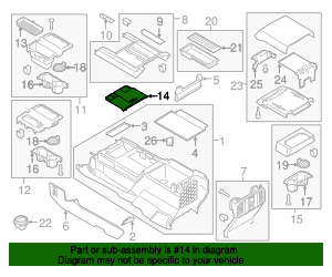 2015-2020 Ford F-150 Console Panel FL3Z-1504608-AQ | OEM Parts Online