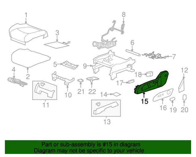 20092012 GM Outer Finish Panel Driver's Side (LH) 25941791