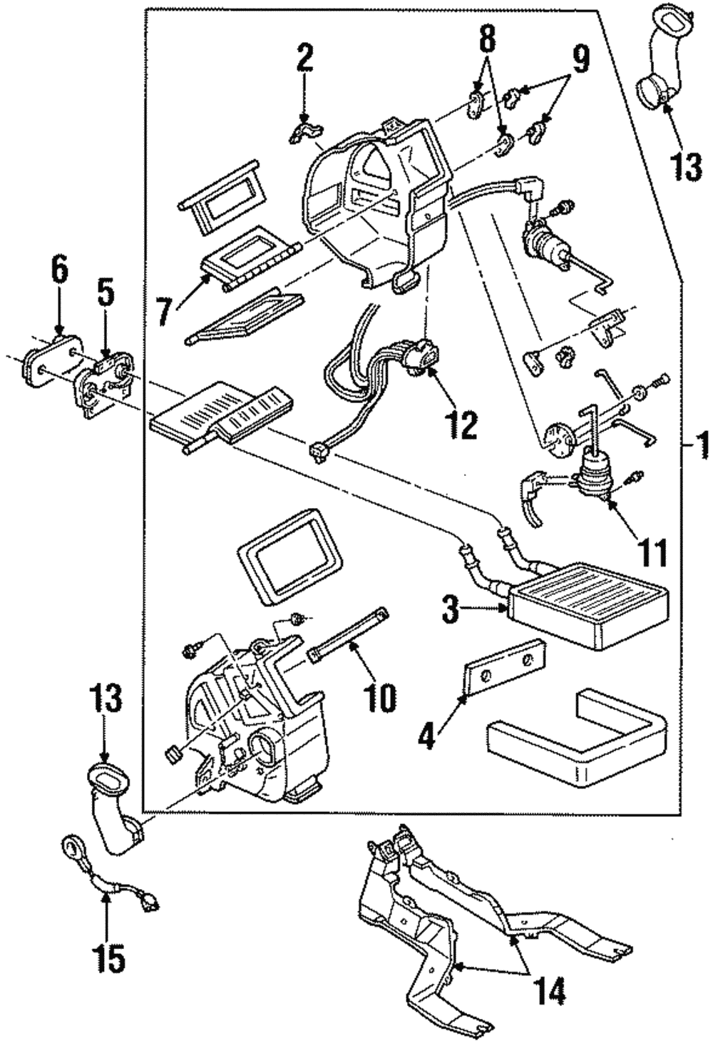 Heater Assembly - Ford (YS4Z-18478-BA)