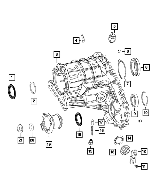 2018 Jeep Wrangler Transfer Case Shifter Lever 68391464AA Mopar Estores