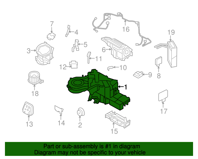 DL1Z19850C Evaporator Assembly 20122017 Ford Expedition Your