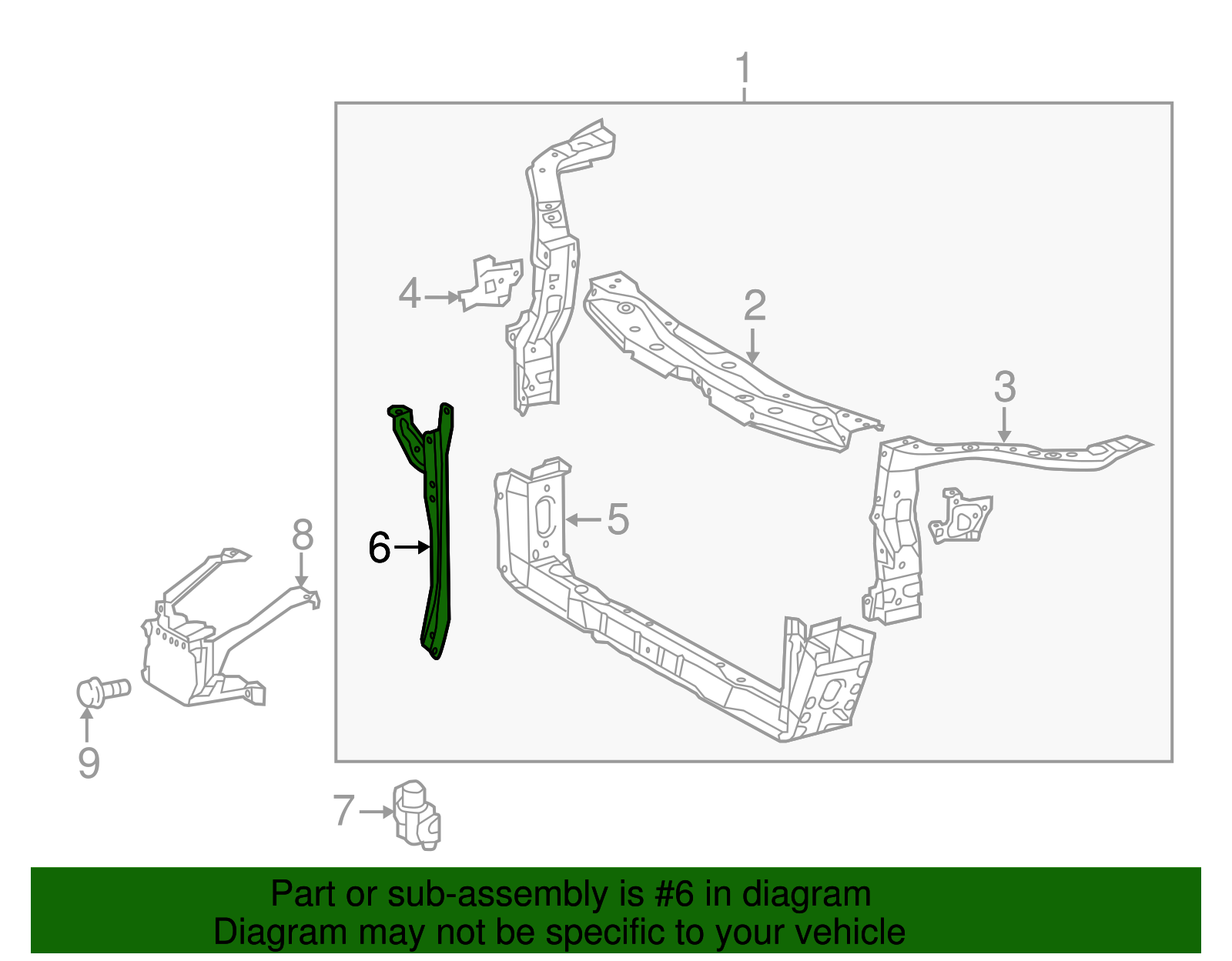 Latch Support - Toyota (53208-07010)