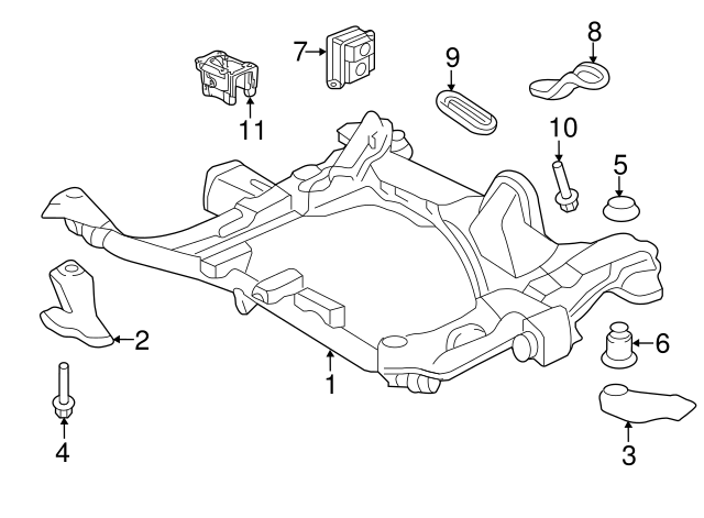 For 2008-2017 Honda Odyssey Engine Mount Rear API 42216XD 2009 2010 2011 2012 For 2008-2017 Honda Odyssey Engine Mount Rear API 42216XD 2009 2010 2011 2012