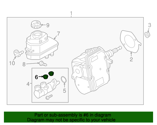 Master Cylinder Plug 12E-611-817
