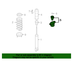 Set of 4 Front Suspension Strut-Rear Shock Absorber For 2007-2010 Kia