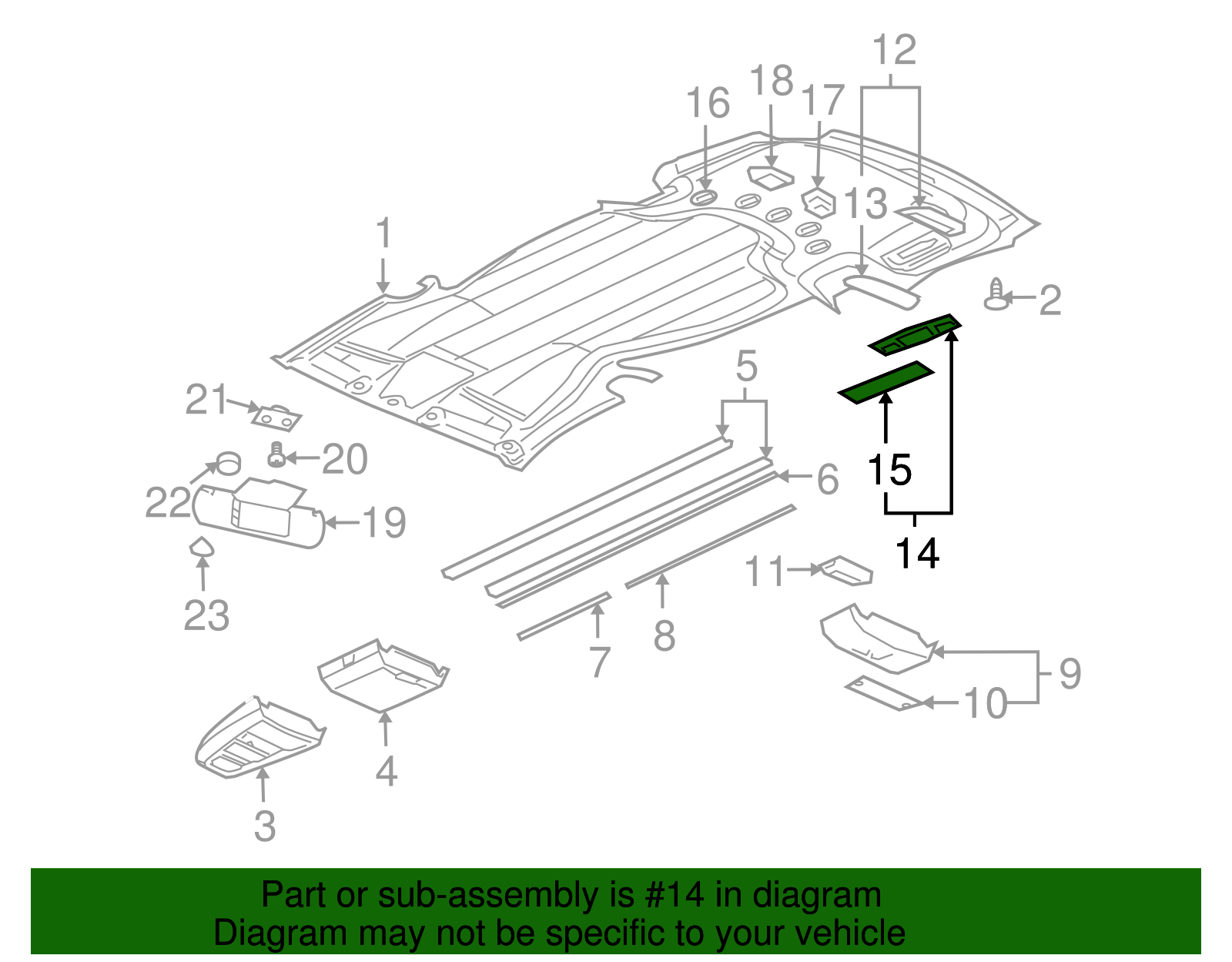 Reading Lmp Assembly - GM (10380400)