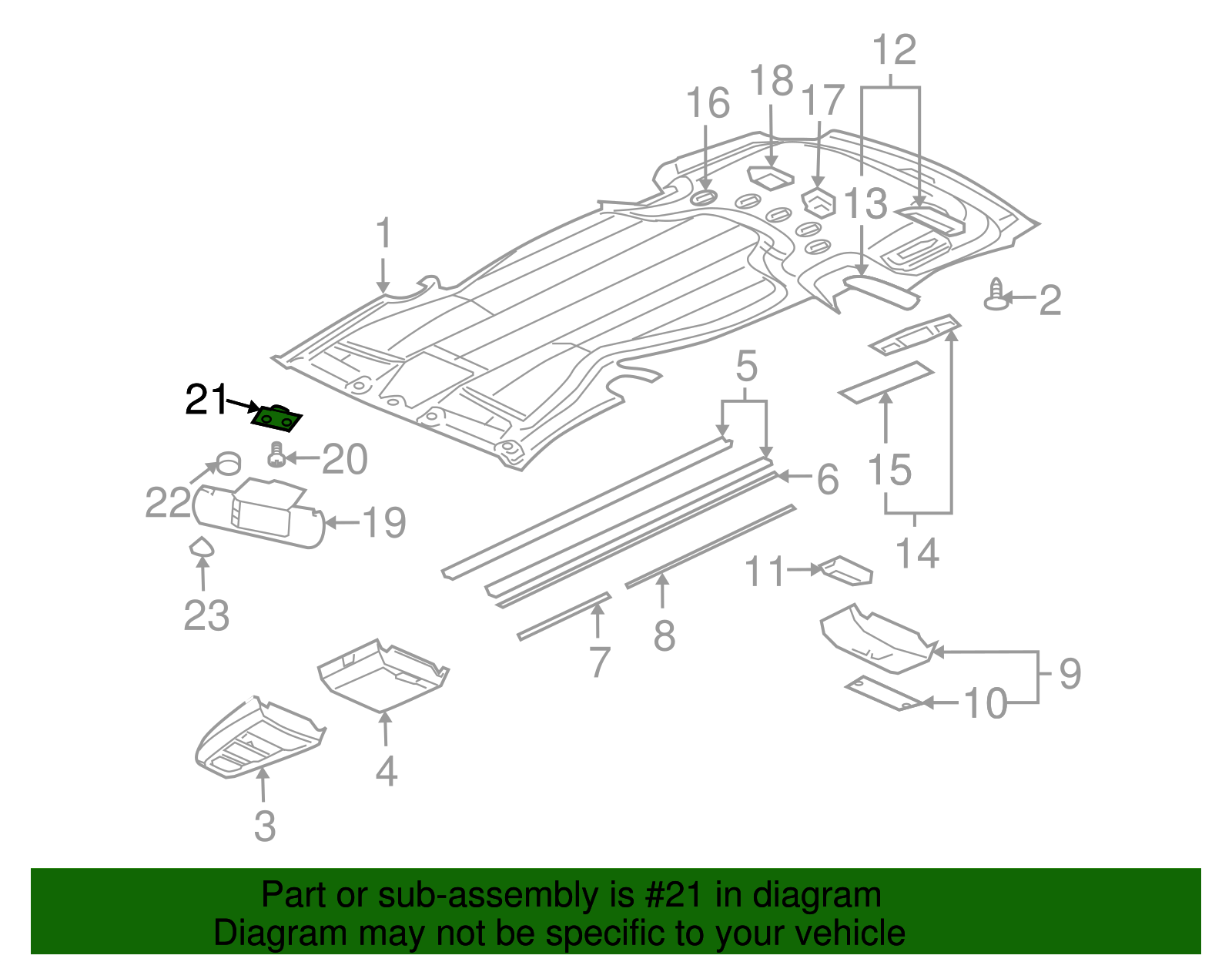 Sun Visor Clip - GM (11561731)