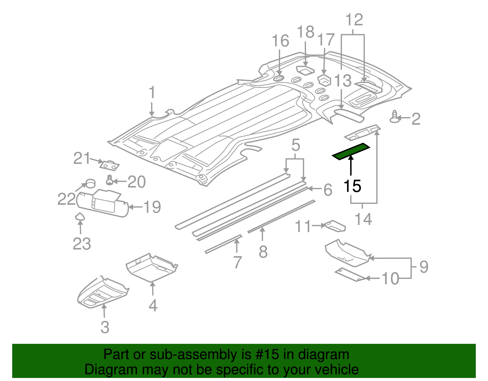 Reading Lmp Lens - GM (12532593)