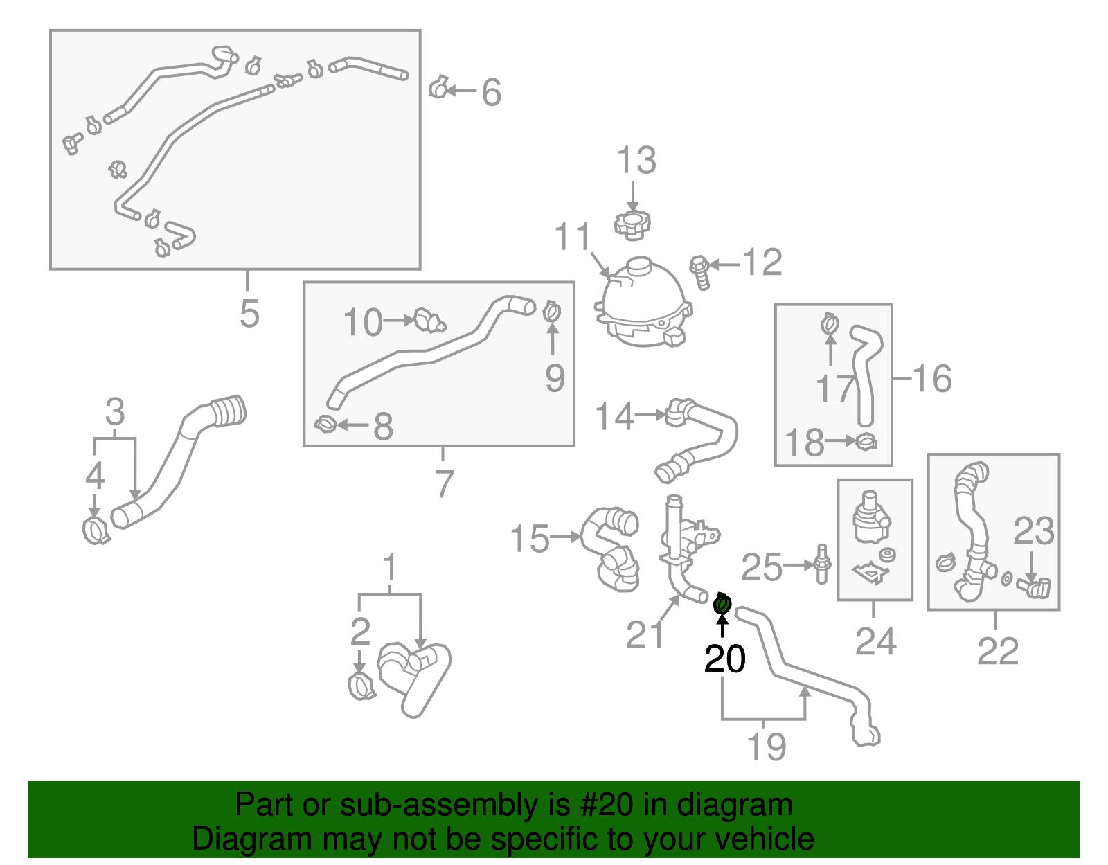 Reservoir Hose Clamp - GM (90572593)