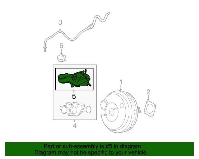 20042013 Mazda 3 Master Cylinder Reservoir BPYL4355ZA