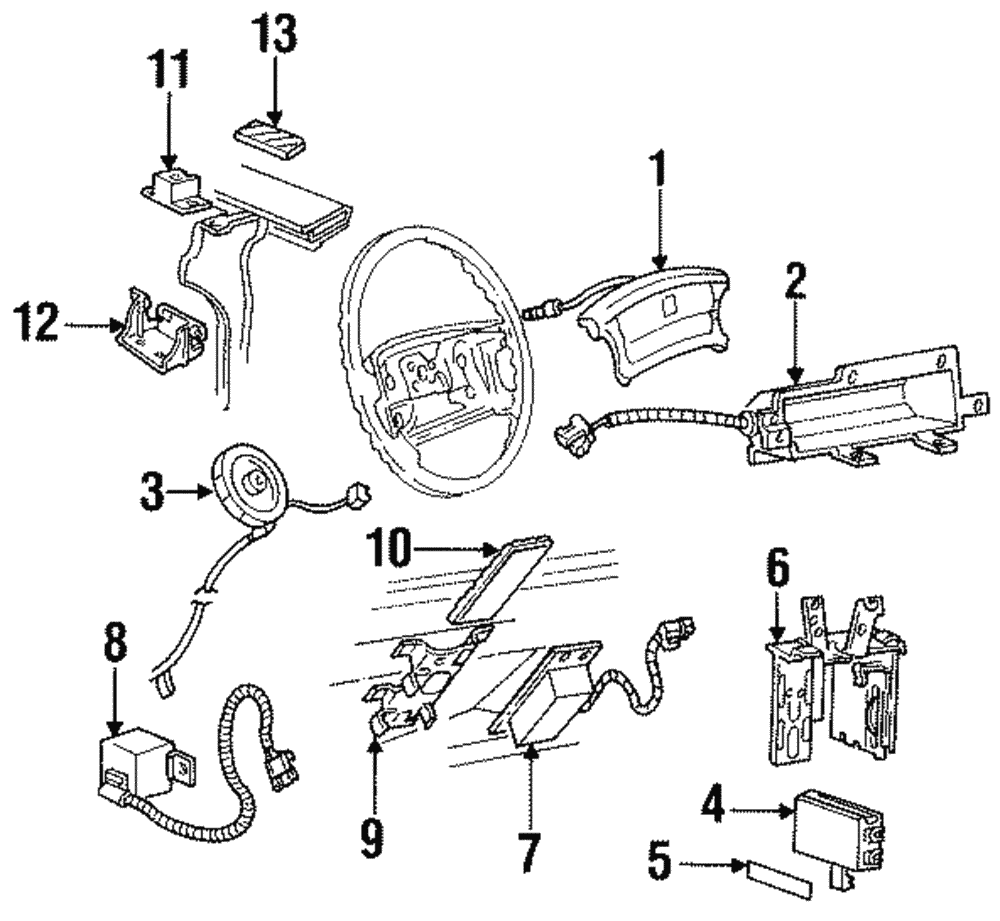 Passenger Inflator Module - GM (25685673)