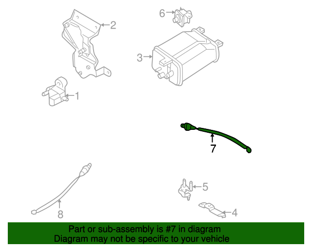 19992004 Subaru Oxygen Sensor 22690AA640 Subaru Parts Store