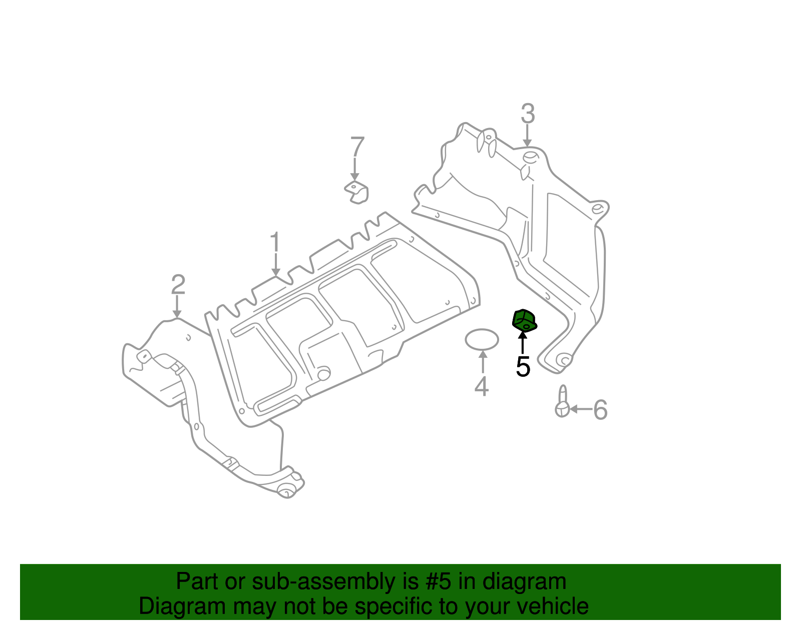 Side Cover Nut - Volkswagen (N-103-271-02)