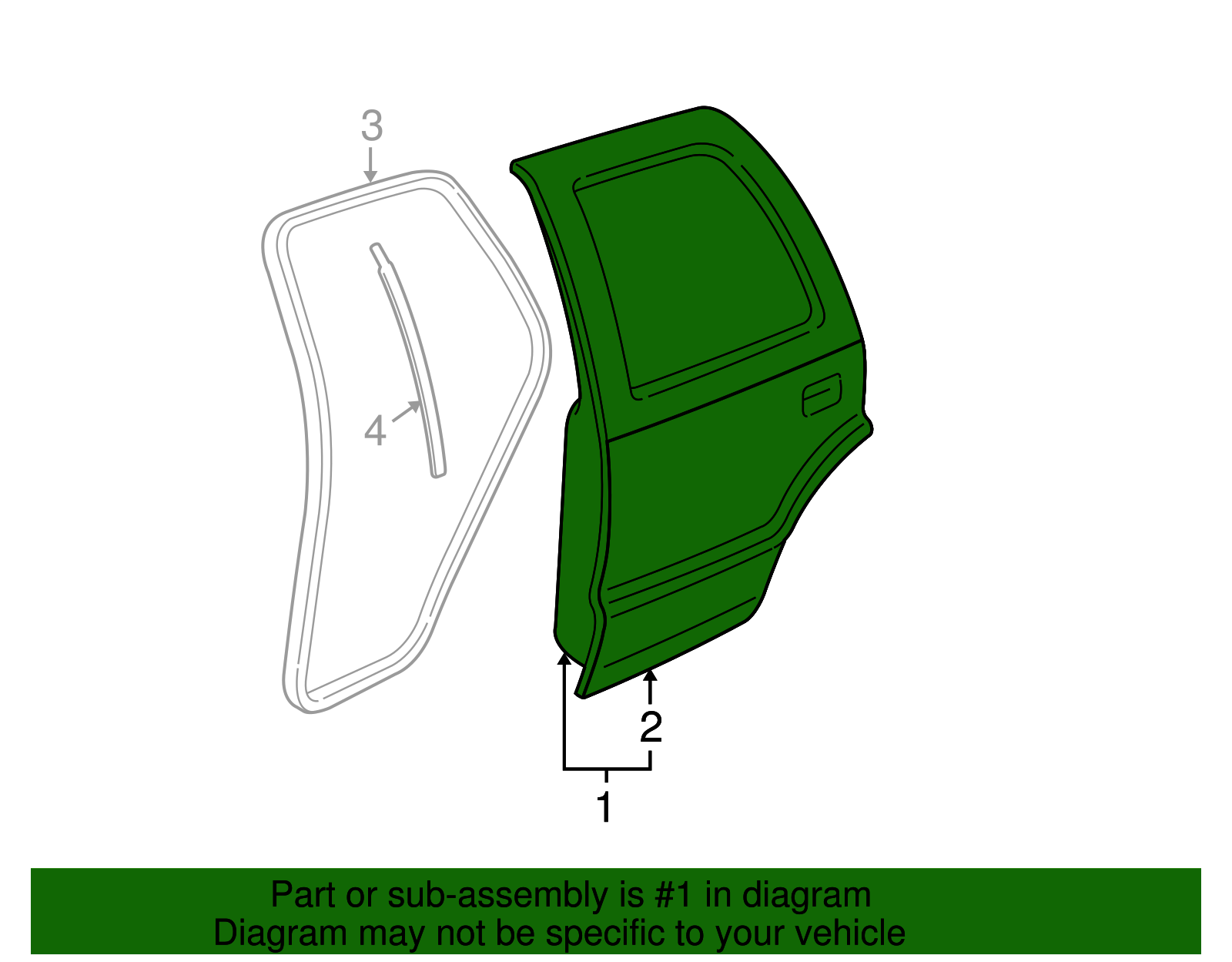 Door Shell - GM (89023020)