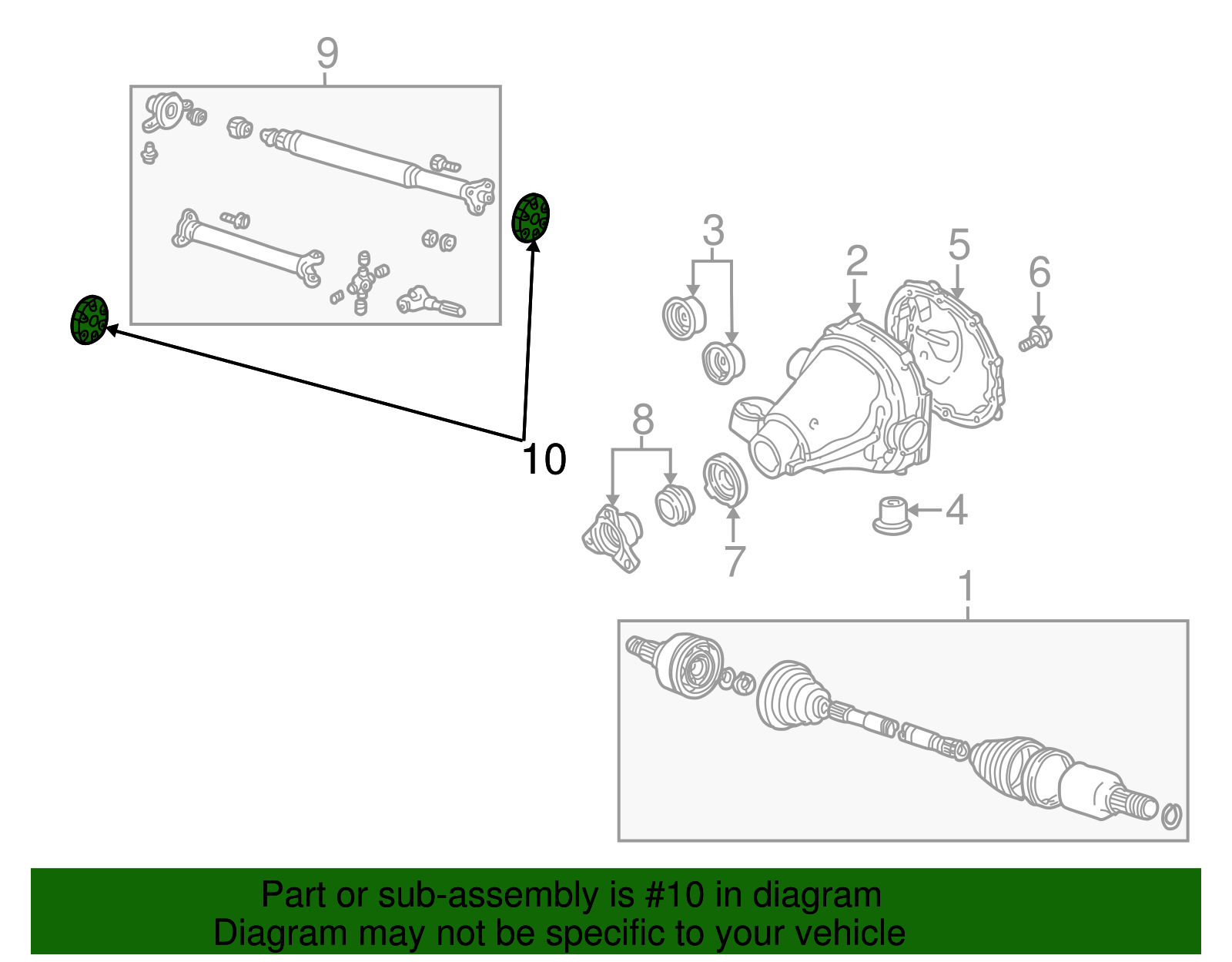 Coupling - Ford (XW4Z-4782-AB)