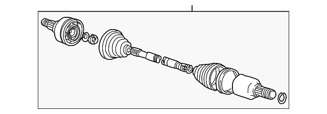 Axle Assembly - Ford (YW4Z-4K139-AA)