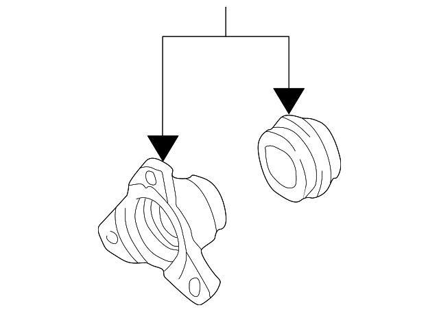 Companion Flange - Ford (XW4Z-4851-AA)
