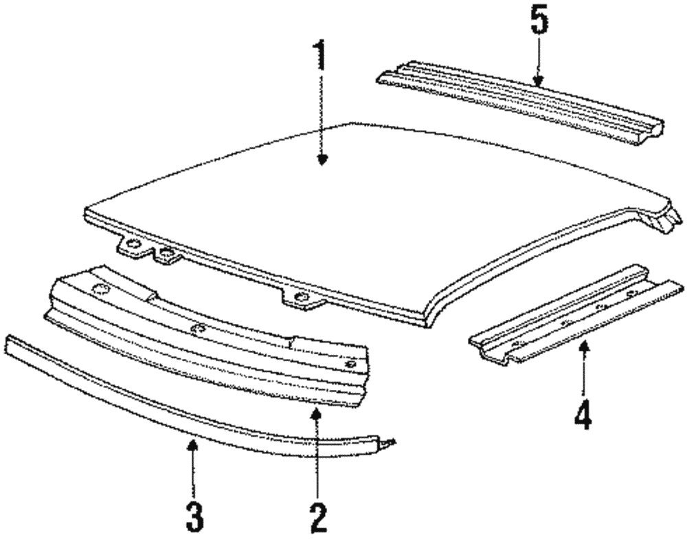 Panel Assembly-Roof Less Sunroof - GM (12505276)