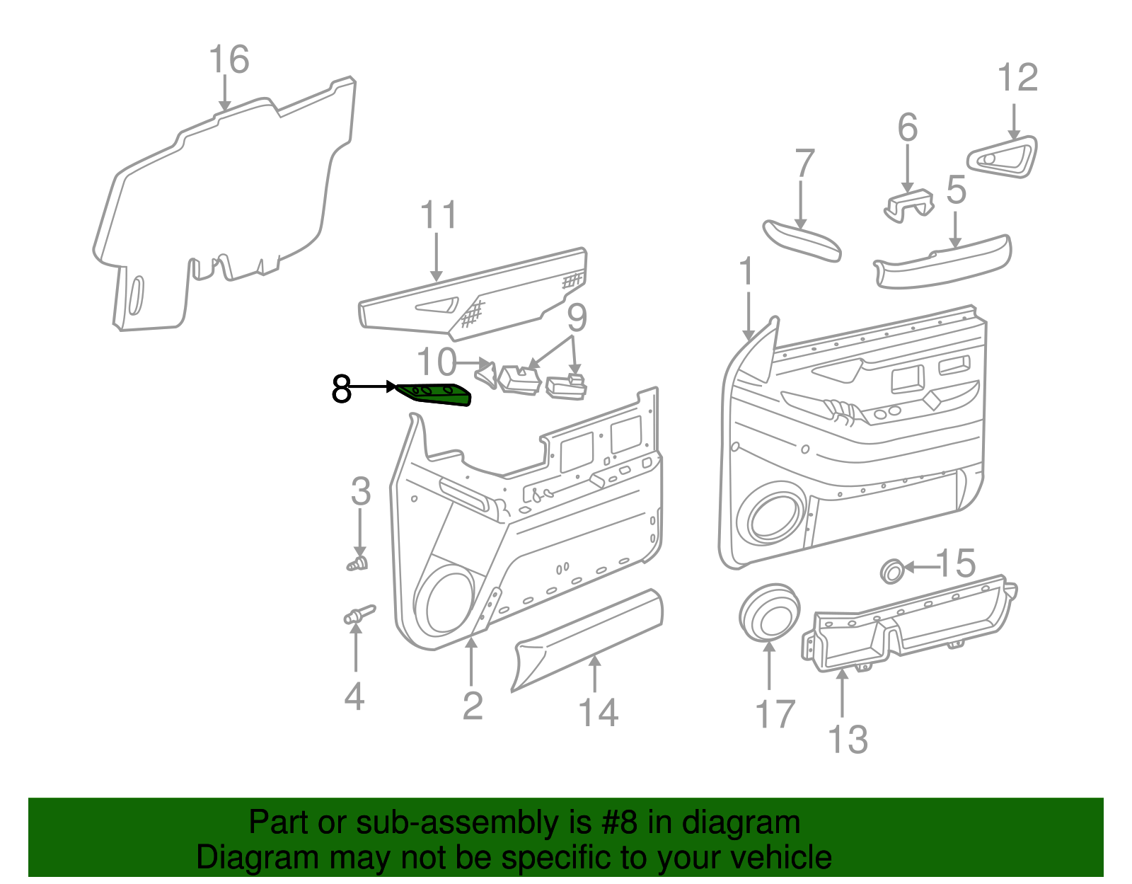 Switch Bezel - GM (12377127)
