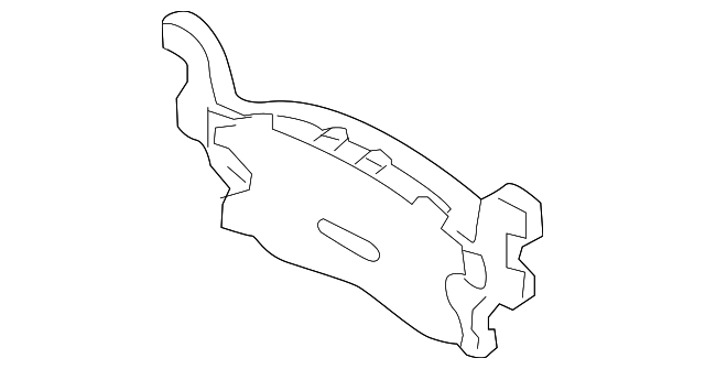 Rear Disc Brake Pad Set with Clips, Shims, and Lubricant - GM (19208132)