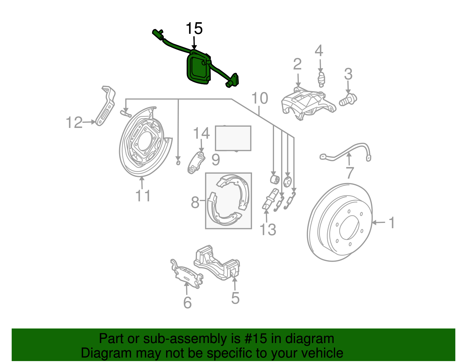Rear Wheel Speed Sensor - GM (19367001)