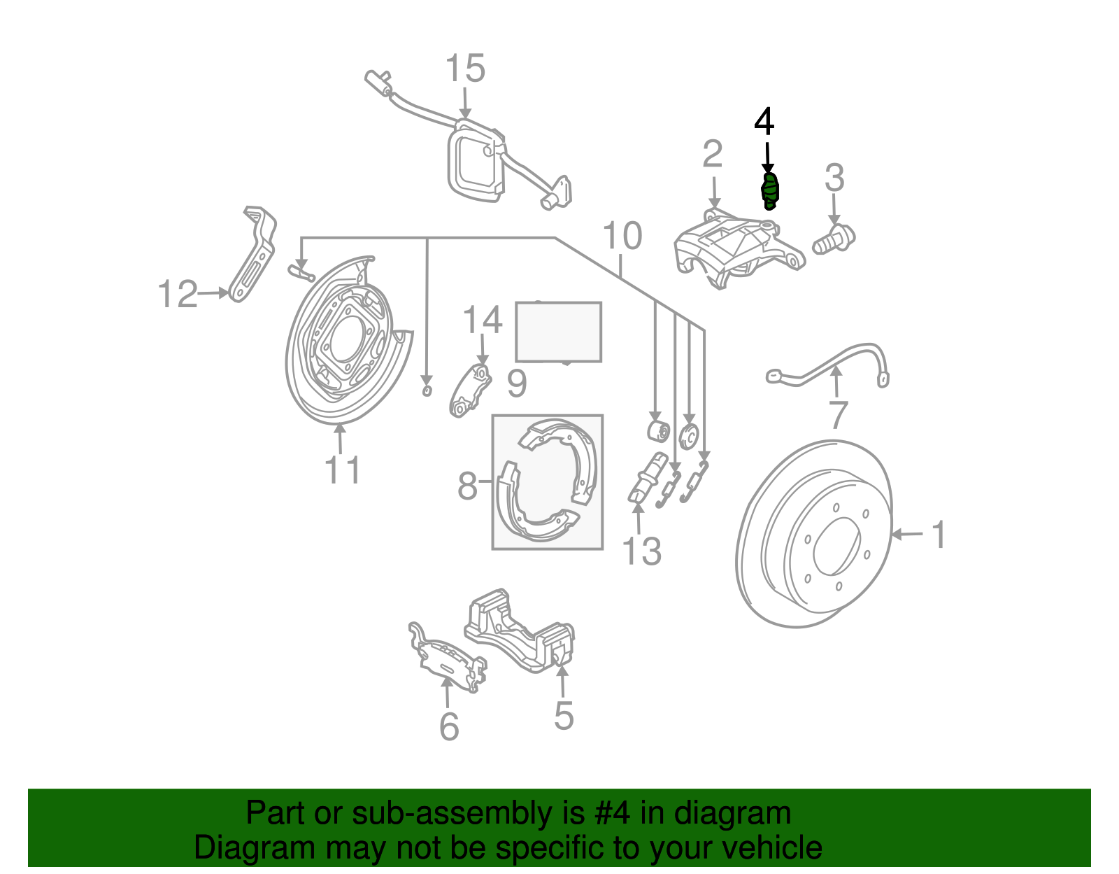 Valve, Front Brake Clpr Bledr - GM (10366557)