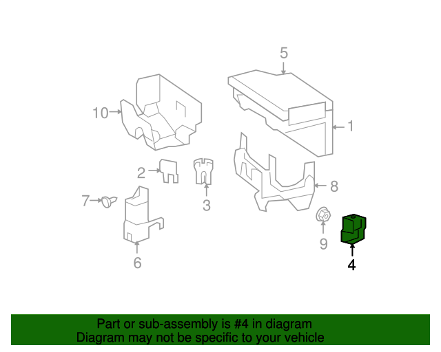 2007 Dodge Caliber Relay 5293163AA XportAuto